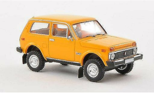 Lada Niva Base 1/87 Brekina geel modelauto