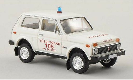 Lada Niva Pompiers 1/87 Brekina Tuzolt?sssg Budapest Brandweer (HUN) modelauto
