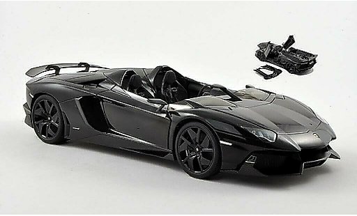 Lamborghini Aventador J 1/18 Autoart zwart 2012 modelauto