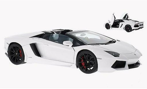 Lamborghini Aventador LP700-4 1/18 Autoart Roadster wit 2013 modelauto
