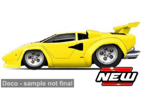 Modelauto Lamborghini Countach Base geel 1/64 Maisto