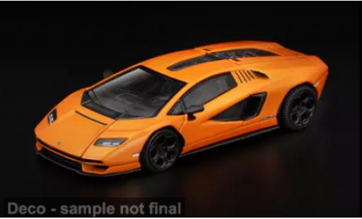 Modelauto Lamborghini Countach LPI 800-4 LP1 oranje 1/64 Pop Race