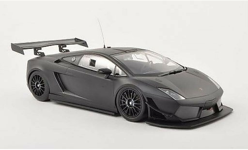 Lamborghini Gallardo LP600+ GT3 1/18 Minichamps LP 600+ mat-zwart Plain Body Version 2011 modelauto