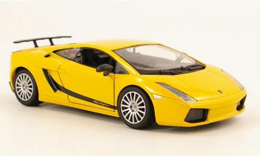 Modelauto Lamborghini Gallardo Base Super geel 1/24 Motormax