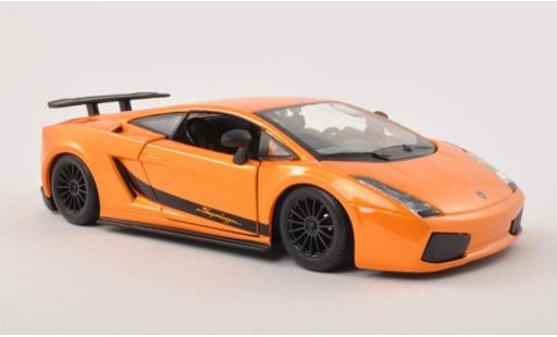 Lamborghini Gallardo Superleggera 1/24 Burago oranje 2003 modelauto