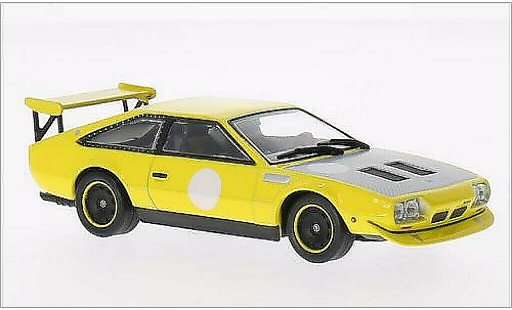 Lamborghini Jarama Rally 1/43 WhiteBox geel 1973 modelauto