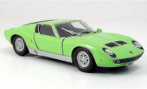 Lamborghini Miura P400 1/24 Motormax S groen modelauto