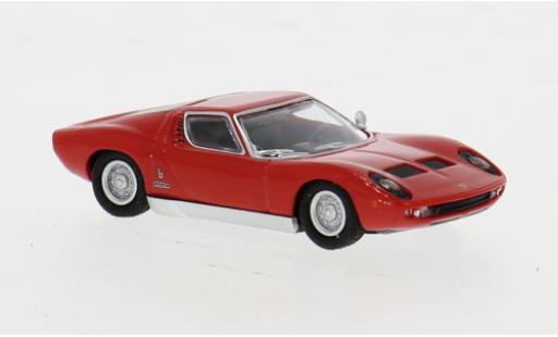 Modelauto Lamborghini Miura Base rood 1966 1/87 Minichamps