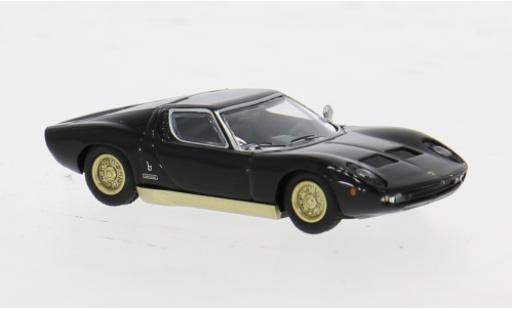 Modelauto Lamborghini Miura Base zwart 1966 1/87 Minichamps