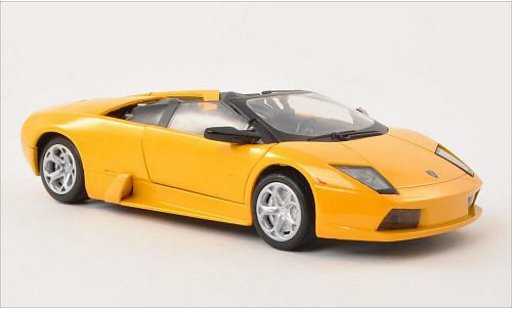 Lamborghini Murcielago Roadster 1/24 Motormax metallic geel modelauto