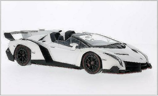 Lamborghini Veneno Roadster 1/18 Kyosho metallic wit/rood modelauto