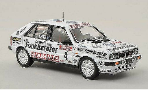 Lancia Delta HF 4WD 1/43 Trofeu No.4 Funkberater Rally Neuseeland 1987 /J.Pattermann modelauto