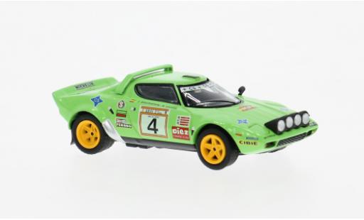 Modelauto Lancia Stratos HF Rally Vino de Jerez 1979 #4 J.de Bagration/N.Llopis 1/64 Mini GT