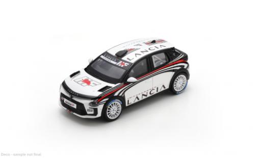 Modelauto Lancia Ypsilon HF Rally Rally4 wit/Dekor 1/43 Spark