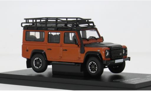 Modelauto Land Rover Defender 110 Adventure oranje 2015 1/43 Almost Real