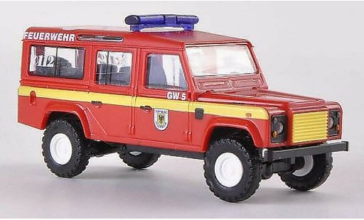 Land Rover Defender 110 1/87 Busch SW Brandweer Dortmund 1983 modelauto