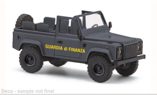 Modelauto Land Rover Defender 90 1983 Guardia di Finanza (I) 1/87 Busch