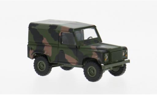 Modelauto Land Rover Defender 90 bestelwagen olijfgroen 1983 1/87 Busch