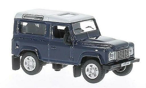 Land Rover Defender Base 1/76 Oxford blauw/grijs 2013 modelauto