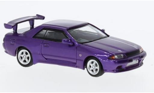 Modelauto Nissan Skyline R32 GT-R () metallic paars 1/87 Lang Feng Model
