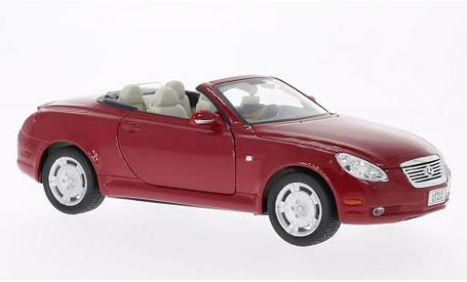 Modelauto Lexus SC 430 rood 1/24 Welly