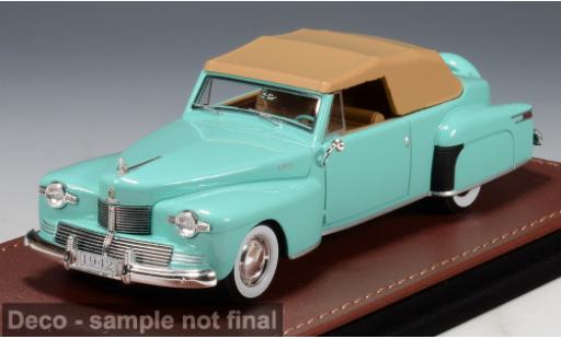 Modelauto Lincoln Continental 1942 turquoise 1/43 GLM