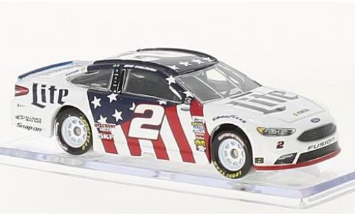 Modelauto Ford Fusion Nascar No.2 Team Penske Miller Lite Patriotic 2017 B.Keselowski sans Vitrine 1/64 Lionel Racing