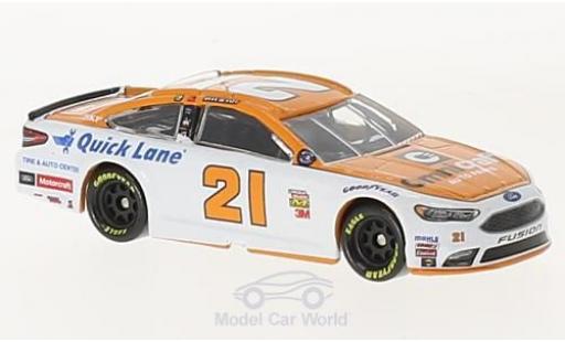 Modelauto Ford Fusion Nascar No.21 Wood 21brothers Omnicraft 2017 R.Blaney zonder Vitrine 1/64 Lionel Racing