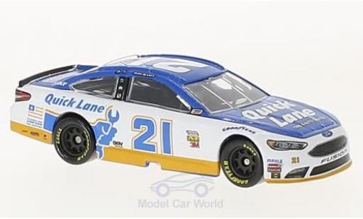 Modelauto Ford Fusion Nascar No.21 Wood 21brothers Quick Lane 2017 R.Blaney zonder Vitrine 1/64 Lionel Racing