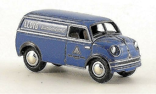 Lloyd LT 500 1/87 Bub Bestelwagen -Kundendienst modelauto