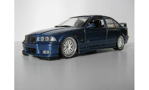 Bmw M3 coupe 1/18 Ut Models E36 sedan blauw estoril jantes bbs modelauto