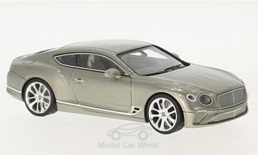 Modelauto Bentley Continental GT grijs 2018 1/43 Look Smart