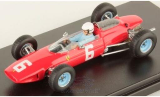 Modelauto Ferrari 156 F1 Sharknose No.6 Scuderia formule 1 GP Italien 1964 L.Scarfiotti 1/43 Look Smart