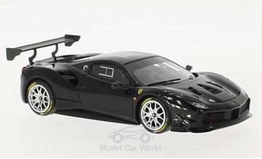 Modelauto Ferrari 488 Challenge zwart 1/43 Look Smart