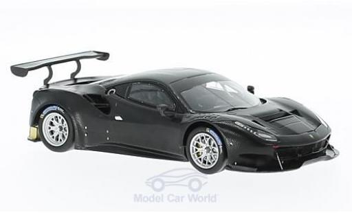 Modelauto Ferrari 488 GT3 zwart 1/43 Look Smart