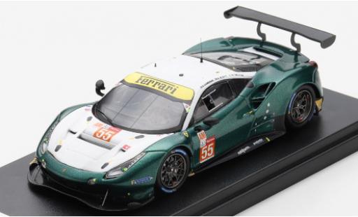 Modelauto Ferrari 488 GTE EVO No.55 Spirit of Race 24h Le Mans 2020 D.Cameron/M.Griffin/A.Scott 1/43 Look Smart