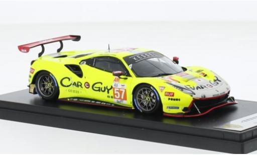 Modelauto Ferrari 488 GTE EVO No.57 Kessel Racing 24h Le Mans 2023 1/43 Look Smart