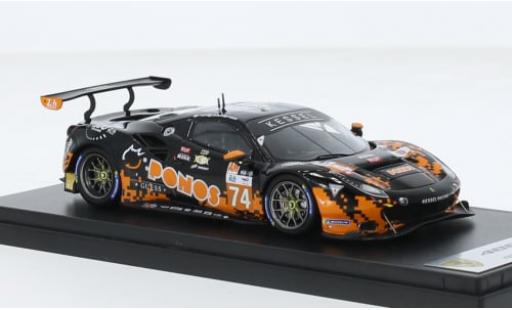 Modelauto Ferrari 488 GTE EVO No.74 Kessel Racing 24h Le Mans 2023 1/43 Look Smart