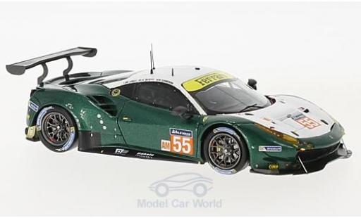 Modelauto Ferrari 488 GTE No.55 Spirit of Race 24h Le Mans 2017 D.Cameron/A.Scott/M.Cioci 1/43 Look Smart