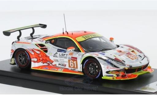 Modelauto Ferrari 488 GTE No.61 Clearwater Racing 24h Le Mans 2018 W.S.Mok/M.Griffin/K.Sawa 1/43 Look Smart