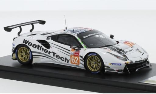 Modelauto Ferrari 488 GTE No.62 WeatherTech Racing WeatherTech 24h Le Mans 2019 C.MacNeil/R.Smith/T.Vilander 1/43 Look Smart