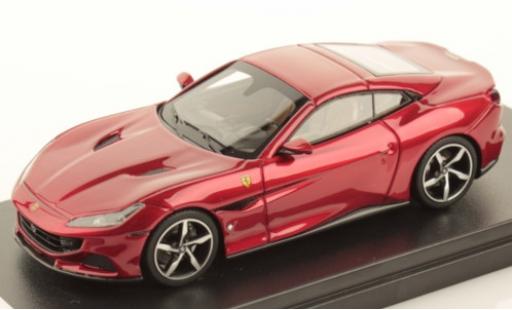 Modelauto Ferrari Portofino Cabriolet M metallic rood 1/43 Look Smart