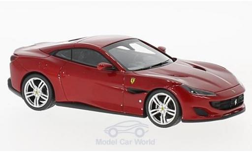 Modelauto Ferrari Portofino Cabriolet metallic rood 1/43 Look Smart