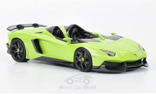 Modelauto Lamborghini Aventador J metallic groen 2012 Autosalon Genf 1/43 Look Smart