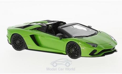 Modelauto Lamborghini Aventador Roadster S metallic groen 1/43 Look Smart