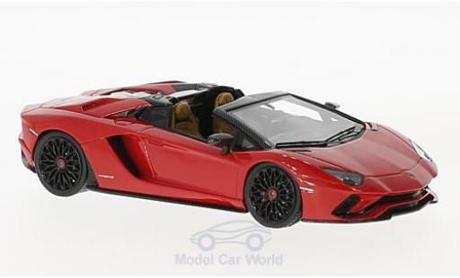 Modelauto Lamborghini Aventador Roadster S rood 1/43 Look Smart