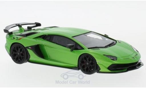 Modelauto Lamborghini Aventador SVJ mat-groen 1/43 Look Smart