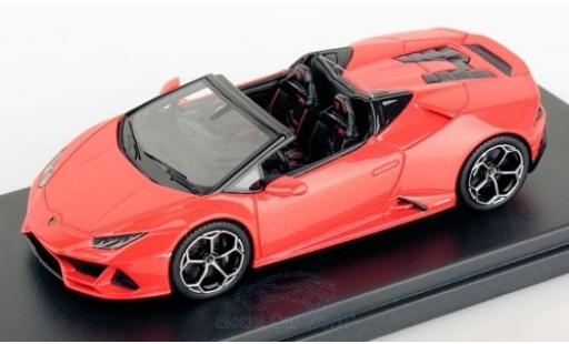 Modelauto Lamborghini Huracan Evo Spyder metallic oranje 2019 1/43 Look Smart