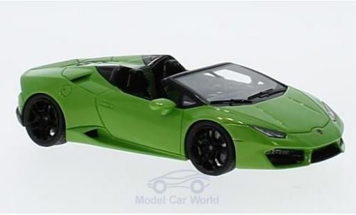Modelauto Lamborghini Huracan Base LP 580-2 Spyder metallic groen 1/43 Look Smart
