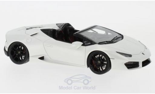 Modelauto Lamborghini Huracan Base LP 580-2 Spyder metallic wit 1/43 Look Smart